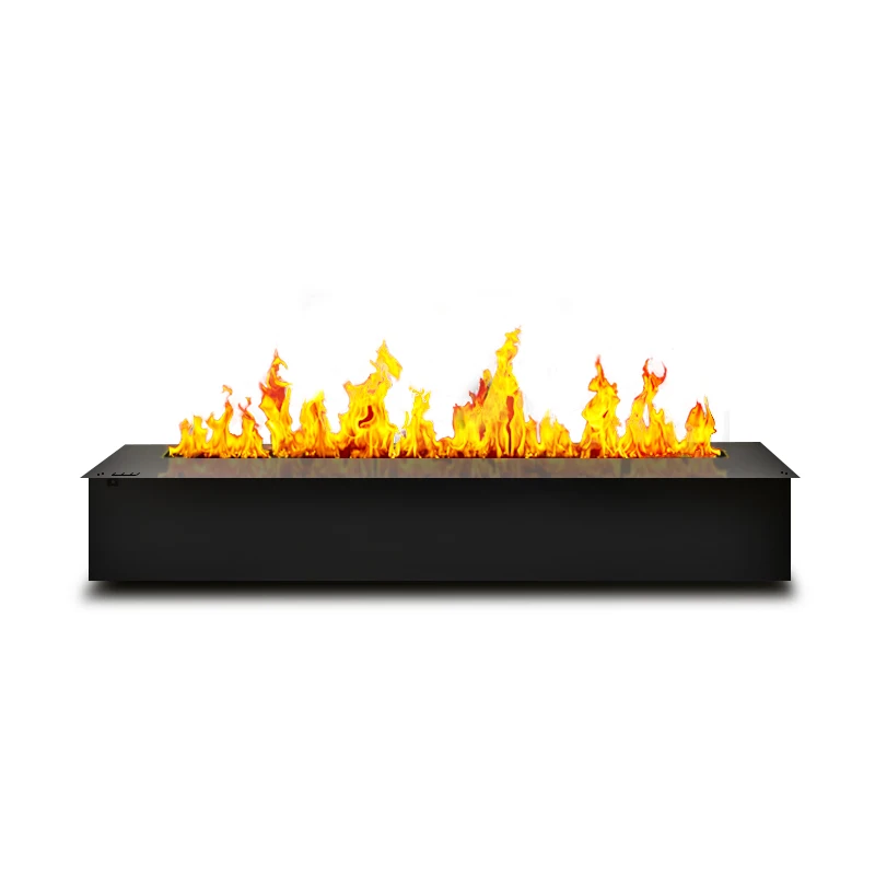 atomizing fireplace, smart humidifier, modern decoration, embedded 3d simulation fire, steam, flame living room