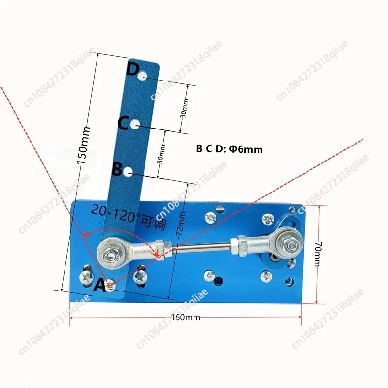 Reciprocating Motor DIY Design Automatic  Machine DC Reciprocating Gear Angle 20-120 Degrees