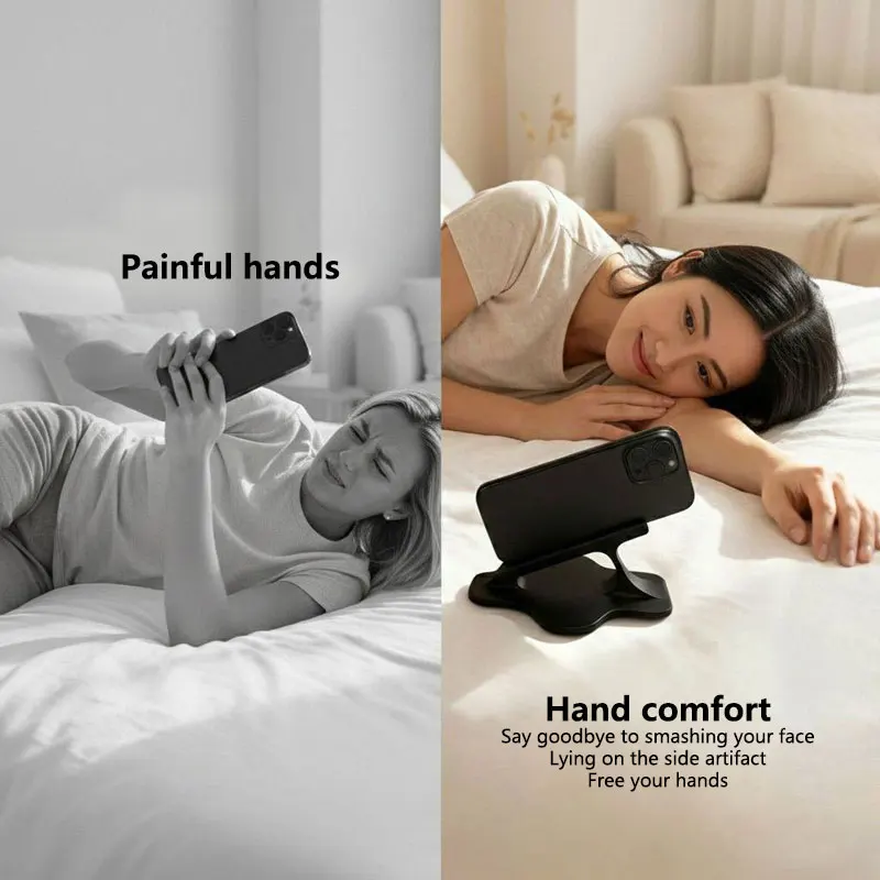 Picture 7: New Bed Lazy Phone Stand for Side Lying Stable Ergonomic Phone Holder for Hands-Free Viewing Perfect for Bedtime Entertainment