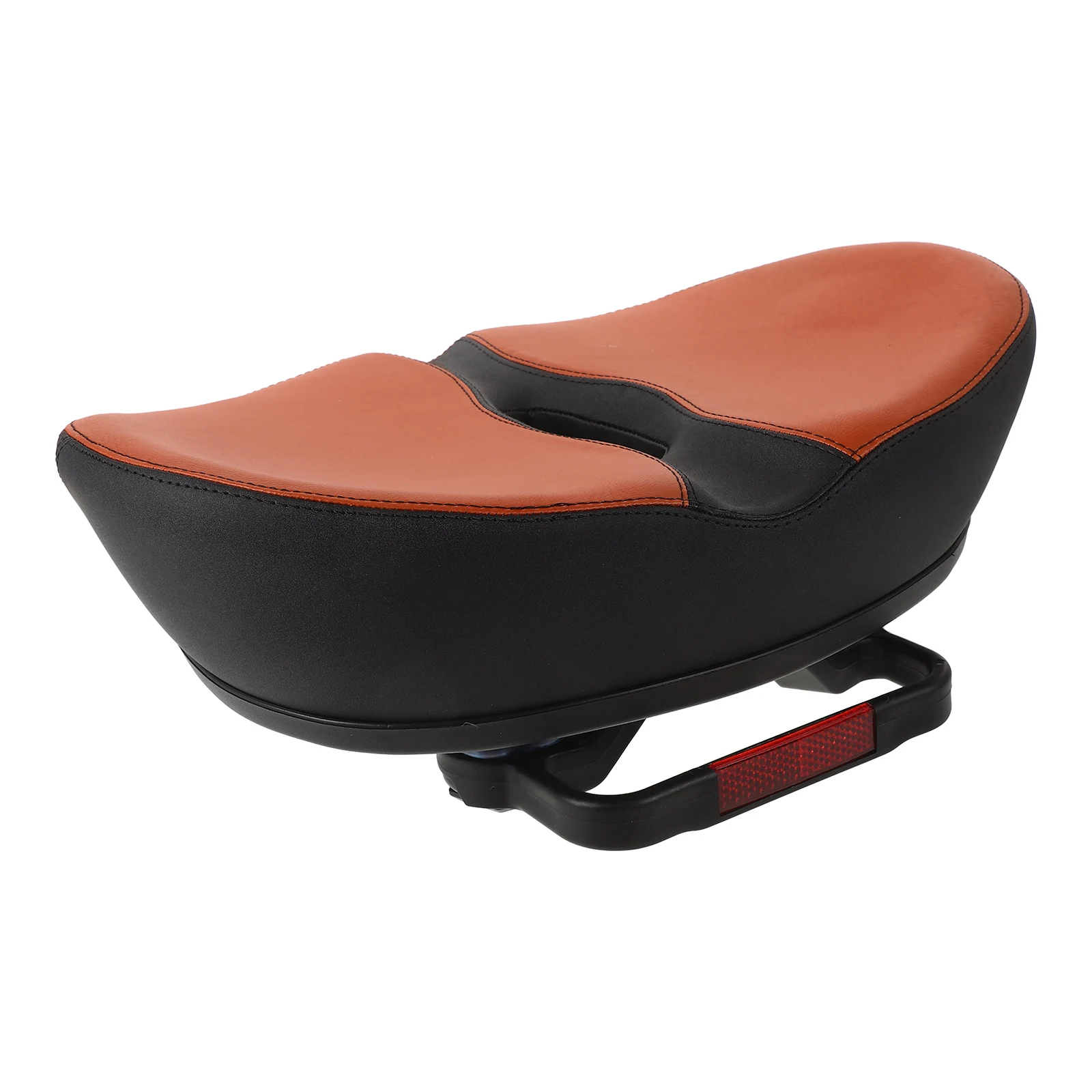 

Noseless Bike Saddle Bicycle Seat Cushion Wide Comfortable PU Anti Slip Shockproof Easy Installation for Mountain