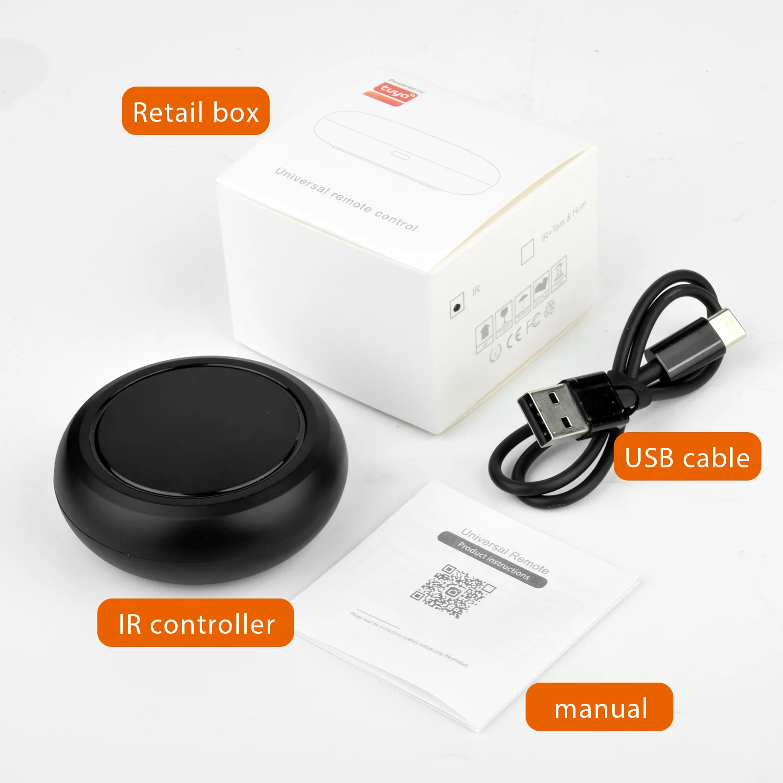 TY-S17 Tuya Intelligent Infrarouge Télécommande Accueil À Distance Voix Universel Sans Fil Wifi Universel Télécommande Andrea Control