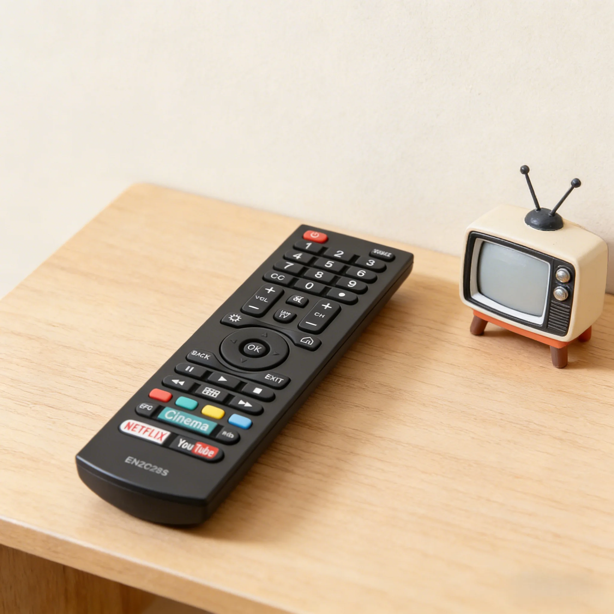 

EN2C28S Replacement Remote Control for Hisense Sharp Aquos 4K LCD LED Smart TV, Compatible with Sh4316mfi