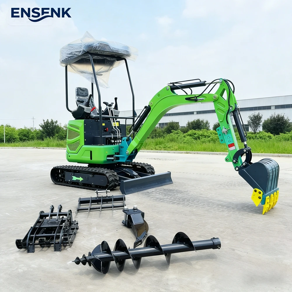 

Мини-экскаватор 0.8т, 1.7т, 1.8т, 2.0т с дизельным двигателем Kubota, сертификат CE, для строительных работ, инструменты для копания