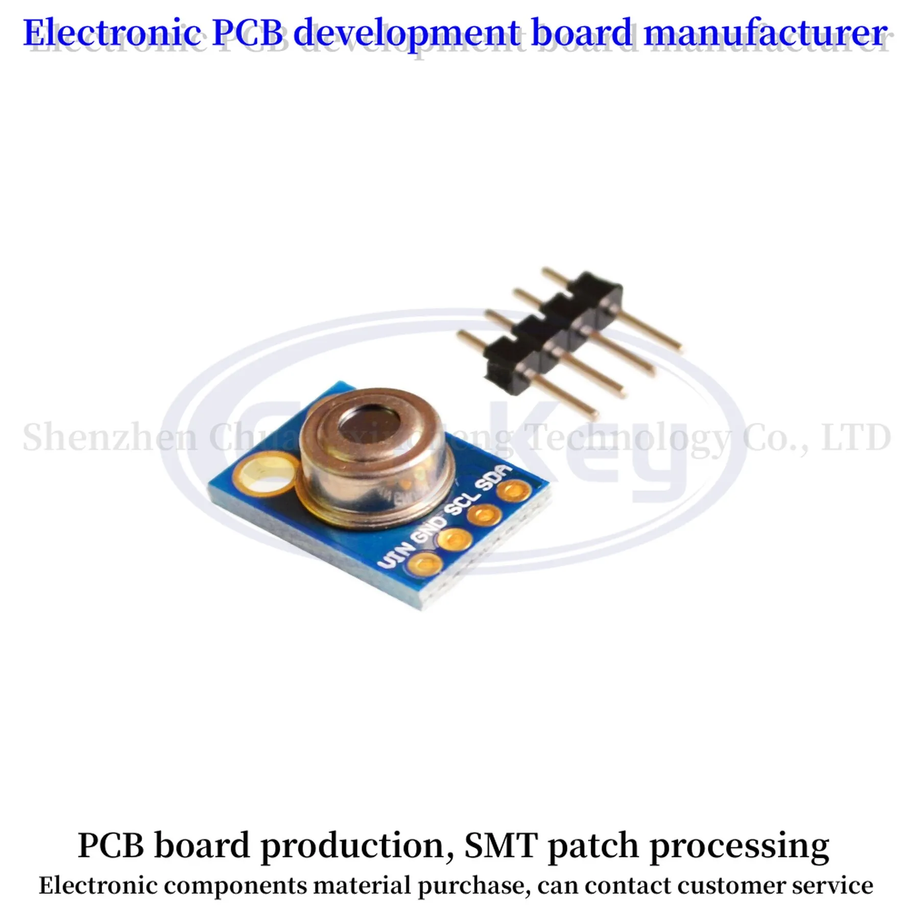 

10PCS/LOT GY-906 MLX90614ESF New MLX90614 Contactless Temperature Sensor Module Compatible