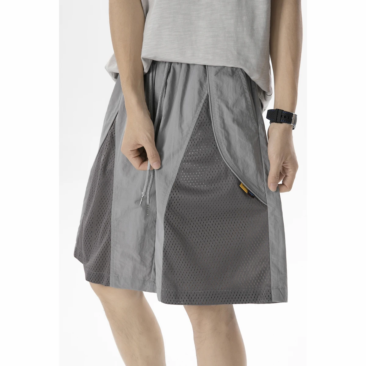 Men's 2026 Summer Ventilated Shorts, 5-Inch Inseam with Breathable Mesh Design, Casual Straight Fit