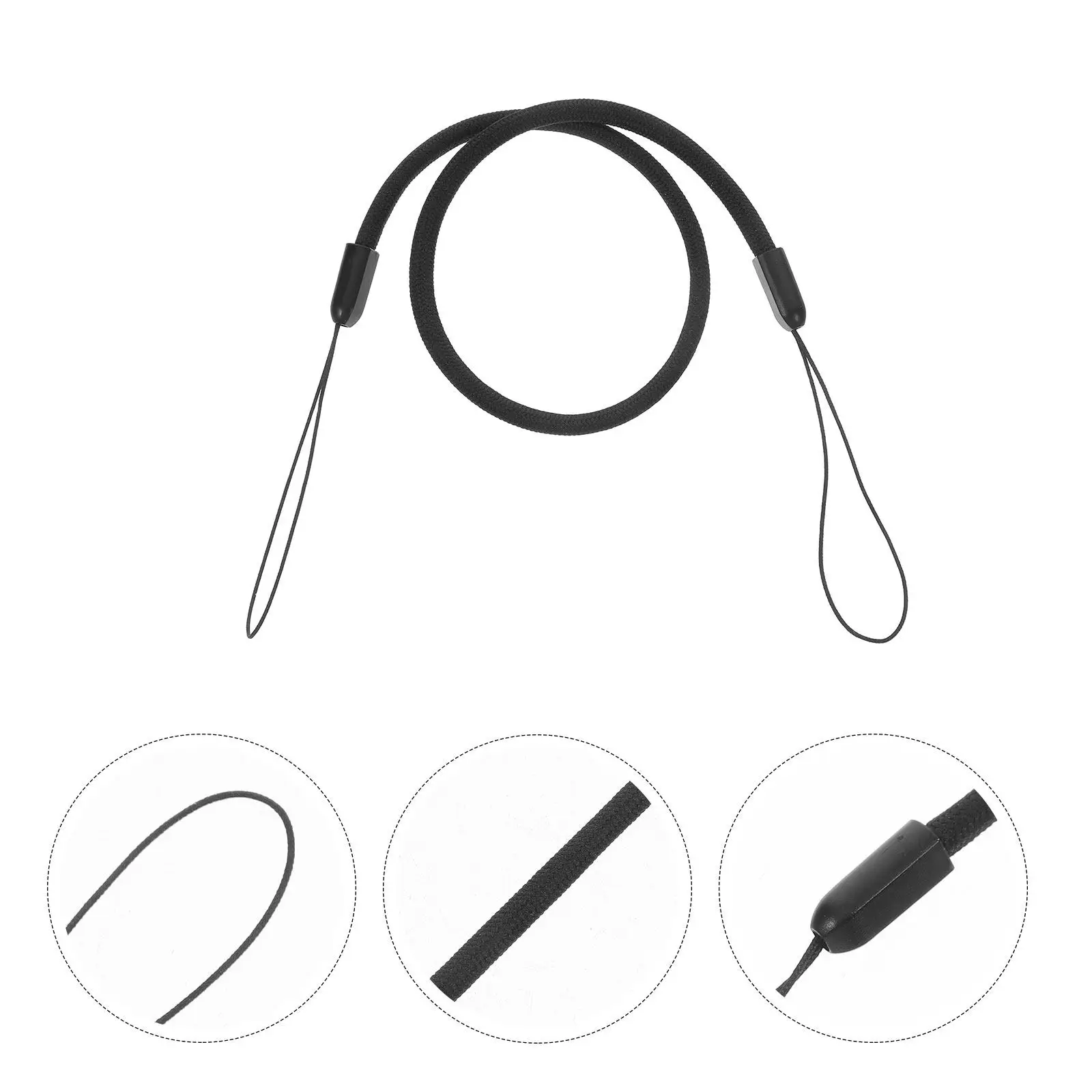 

8Pcs Stretchy Lanyard for Id Badge and Touch Pen Adjustable Retractable Neck Strap Multi-Use Elastic Cord for Office School