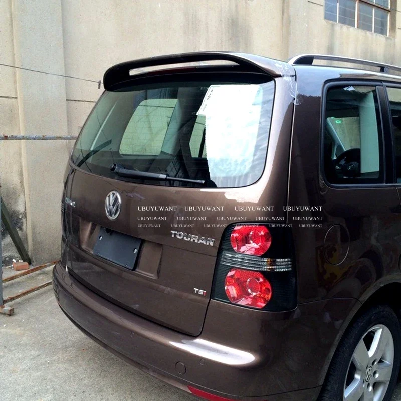 Für VW Touran SPOILER Hochwertiges ABS-Material Auto-Heckflügel Grundierfarbe Heckspoiler für Volkswagen Touran SPOILER 2008-2013 – Detail 3