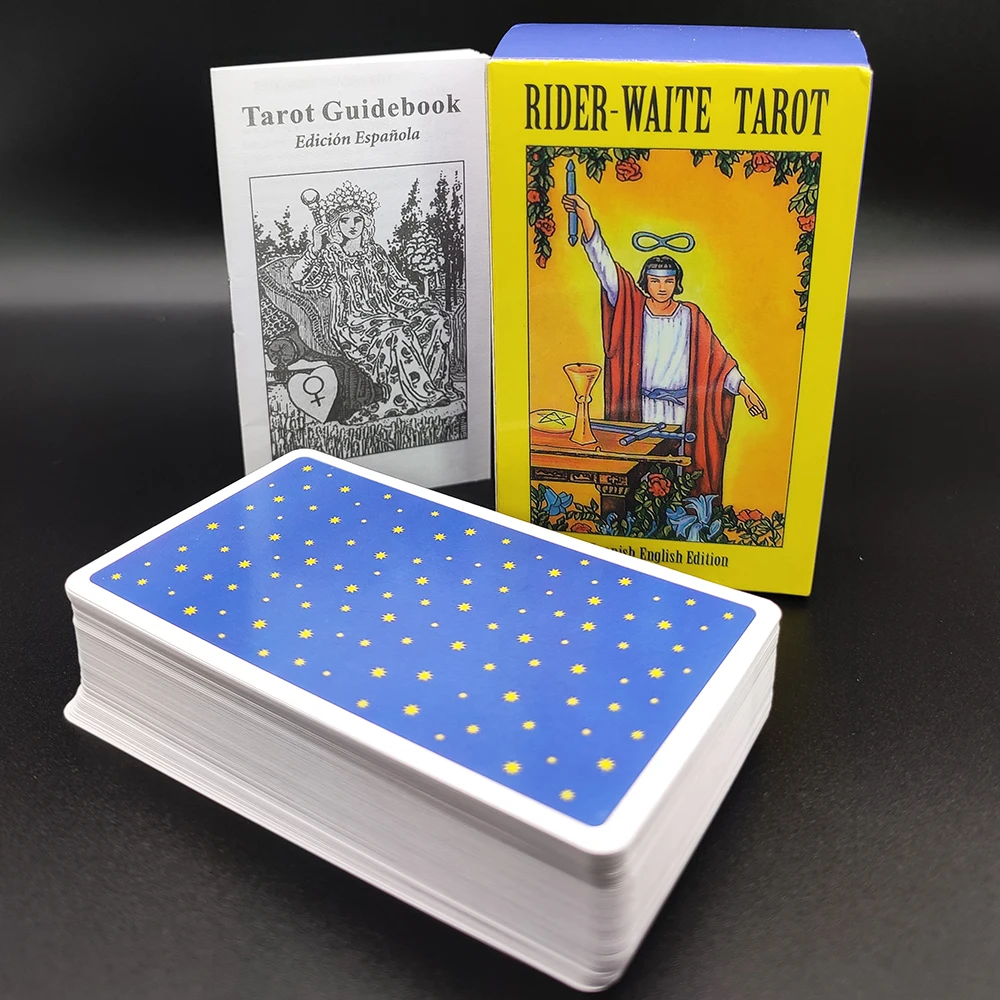 

High-quality Spanish English Rider Tarot Cards For Beginners With Guidebook