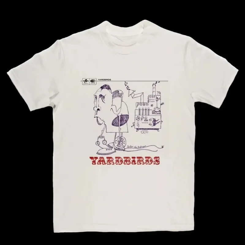 

The Yardbirds Roger The Engineer Album Pattern Print Summer Luxury Brand Cotton Men's and Women's T-shirt Short Sleeve