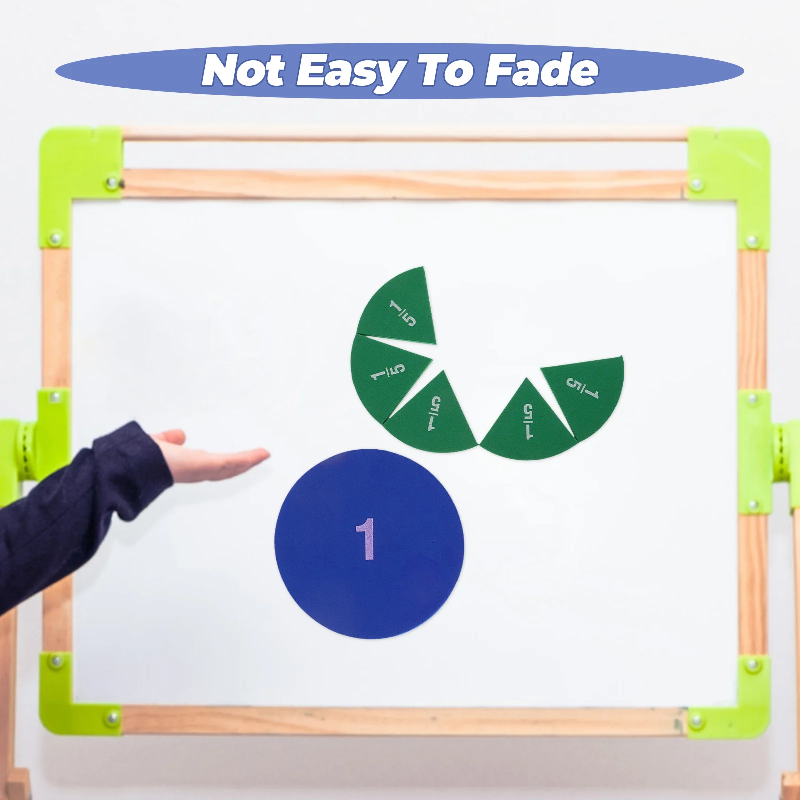 

Plastic Fraction Circles Study Accessory Vibrant Colors Magnetic Props Home School Math Teaching Aids Round