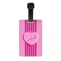 Custom Barbie Luggage Tag Custom Baggage Tags Privacy Cover Name ID Card