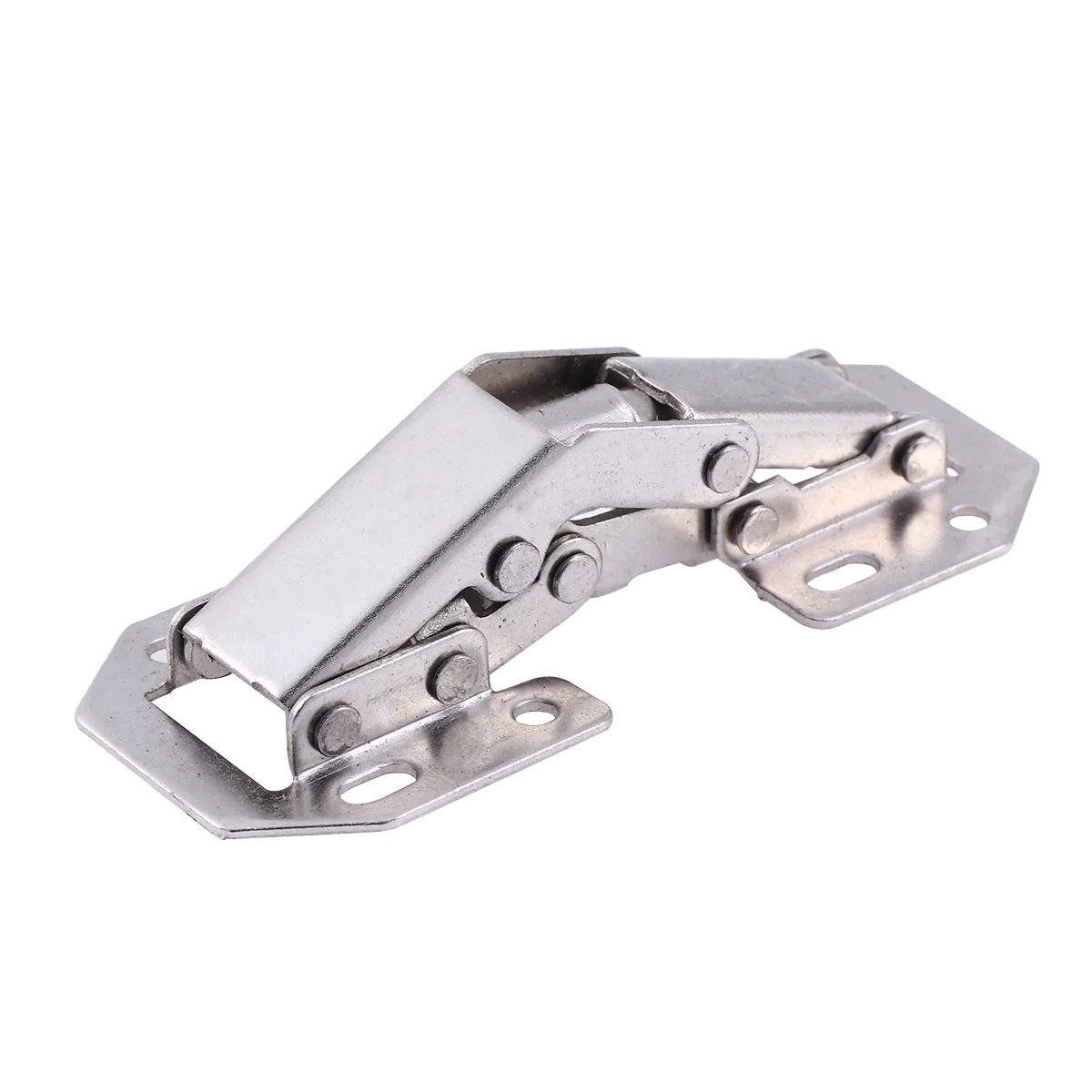 

5Pcs Cabinet Door Hinges Steel Thickened Hydraulic Concealed Heavy Duty Stainless Steel for Kitchen Furniture Silent Buffer