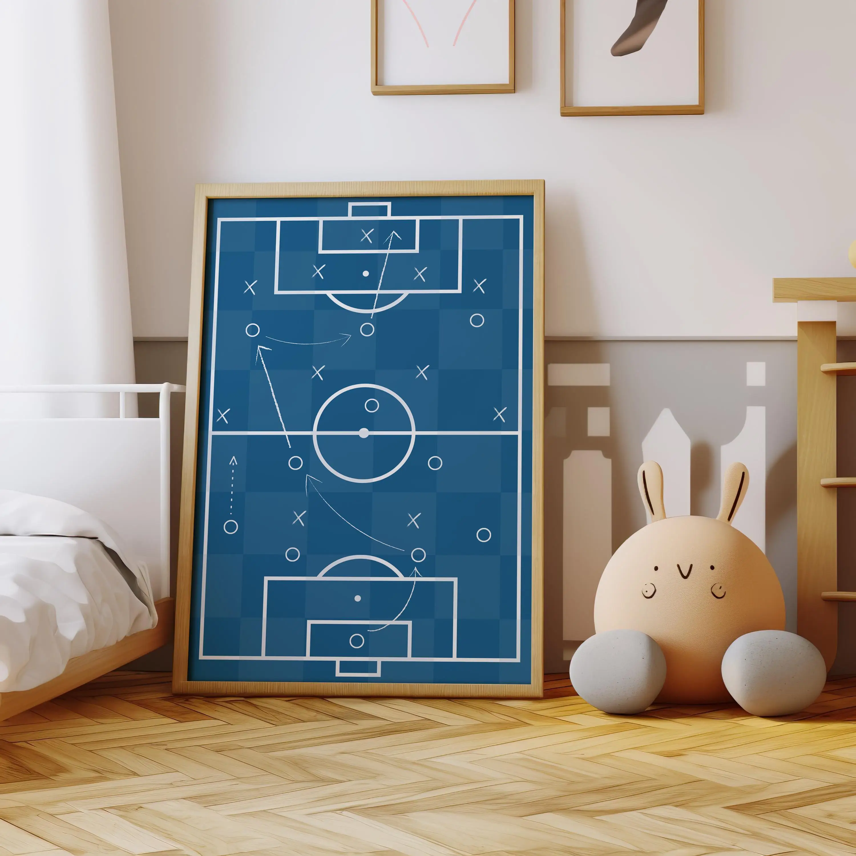 カスタムサッカーウォールアートセット、男の子向けサッカーをテ - Baby Nursery Wall Art のレビューと価格