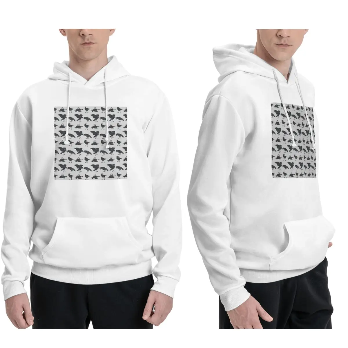 قتل الغربان هوديس الرجال النساء عارضة البلوز البلوز أزياء طويلة الأكمام الملابس الخريف الشتاء #2