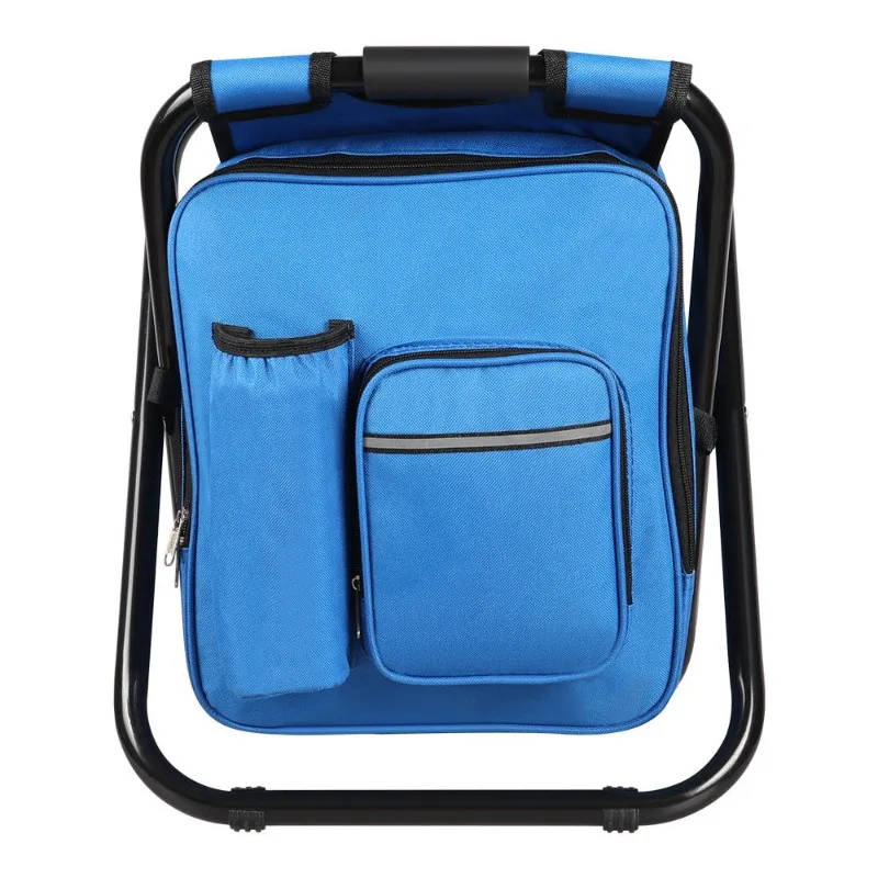 

Изолированный стул для пикника, пляжный рюкзак для кемпинга, портативный сверхлегкий складной стул для рыбалки с охладителем