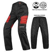 Men's Motorcycle Pant With Protective Gear Warm Windproof Motorbike Trousers Outdoor Motocross Riding Pants Wear-resistant M-3XL