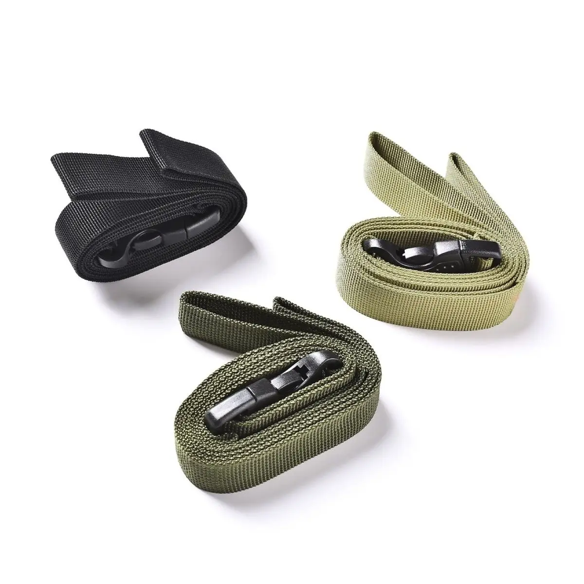 حزام أدوات للتخييم في الهواء الطلق مع إبزيم أمان مزدوج - طول قابل للتعديل، تخزين سريع، مثالي للسفر وربط العتاد #3