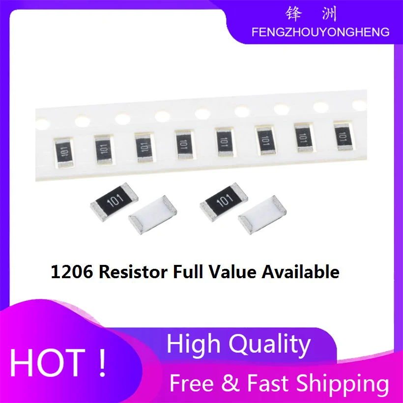 300PCS 1206 1K 4.7K…