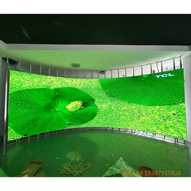 P2/P2.5/P3/P4 Flexible LED Display Indoor Advertising Conference Stage Screen