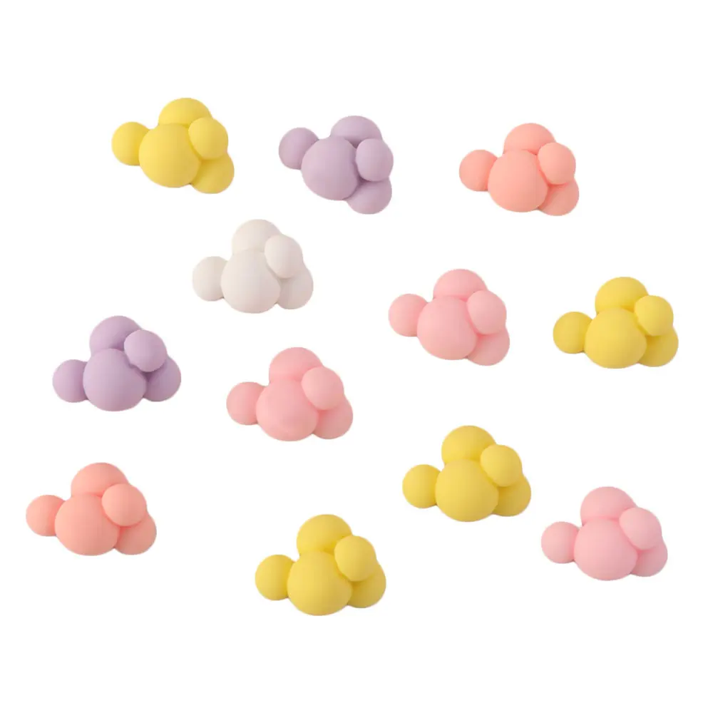12PCS/SET Cloud Shape Hamster Climbing Platforms Bite Resistant Mini Hamster Sports Toy Colorful Cage Decoration