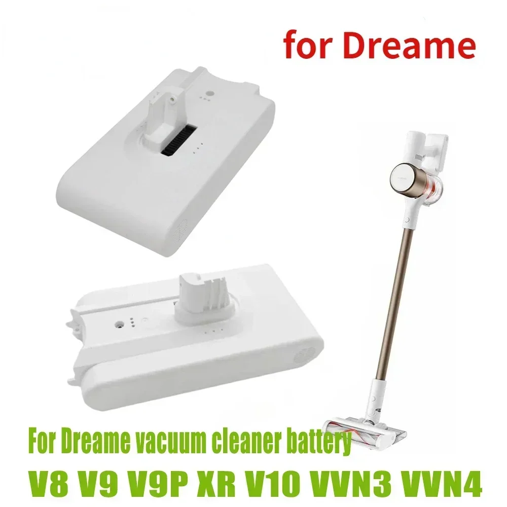 Paquete de batería de iones de litio para aspiradora Xiaomi Mijia, 25,2 V, 5000mAh, V8, V9, V9B, V9P, V10, VVN3, VVN4, Dreame, 18650