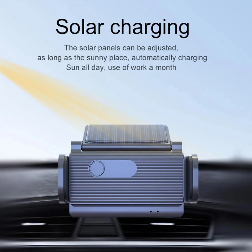 Universal Car Phone Holder Auto-Sensing Air Inlets Mounting Adjustable Bracket Mobile Phone Solar Energy