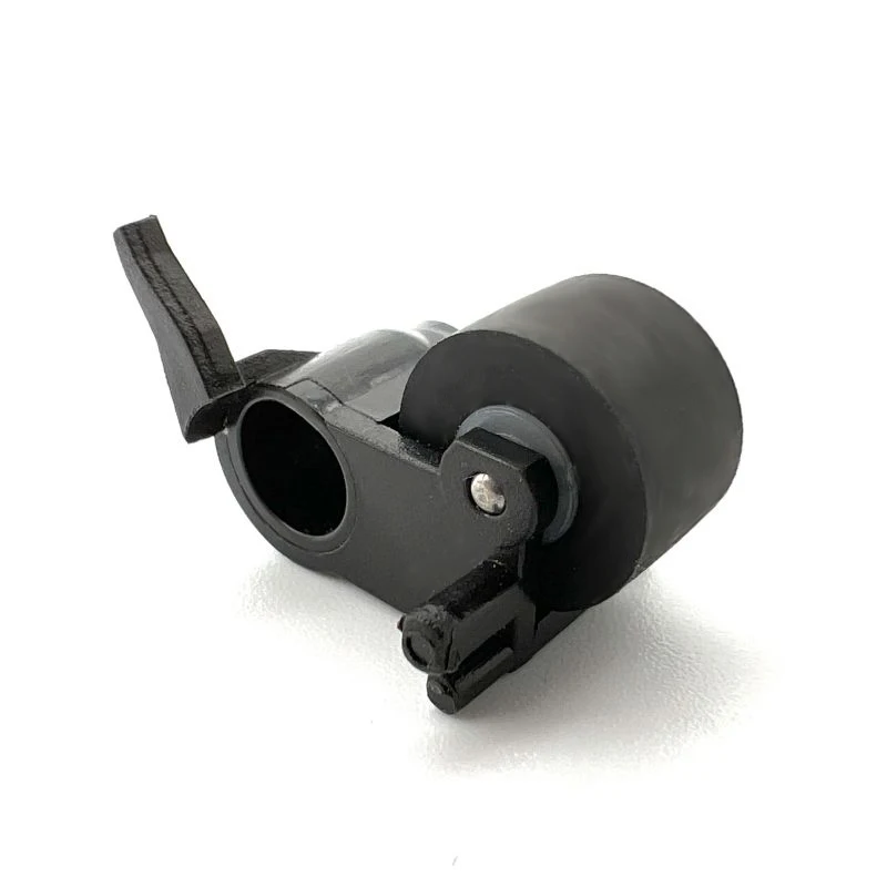 1Pcs 10mm Rubber Wheel Pinch Roller With Plastic Bracket Holder For Audio Cassette Deck Tape Recorder Stereo Player Accessories