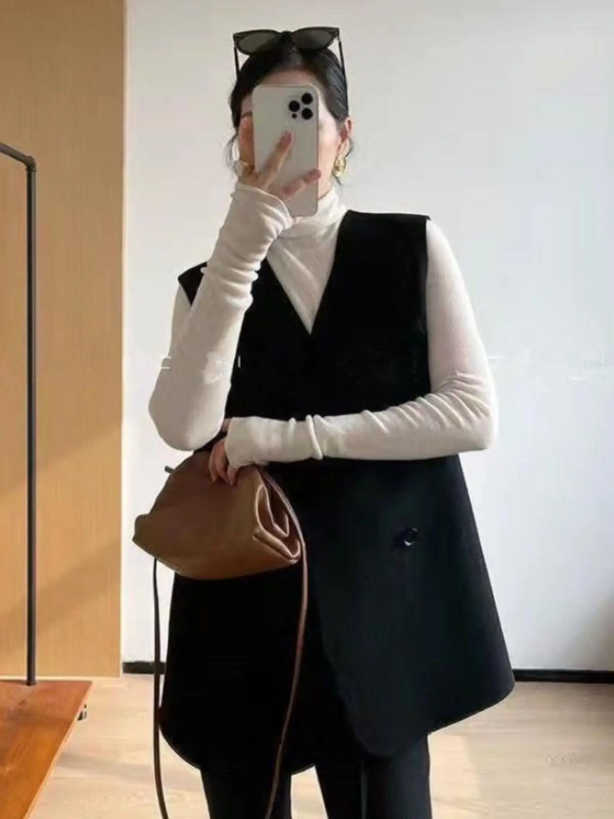 Colete de Lã Plus Size para Mulheres, Cardigan Externo Ele Svel, Top para Mulheres Pesadas até 300 Libras