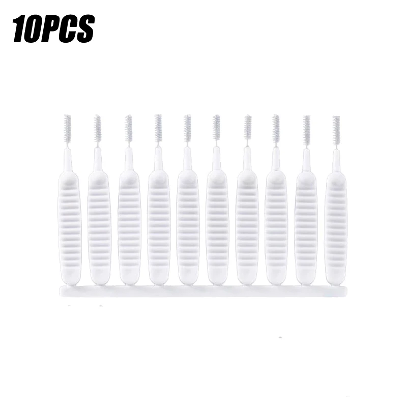10-500PCS Douchereinigingsborstel Badkamer Micro Nylon Borstelmondstuk Anti-blokkeerreinigingsgereedschap Badkameraccessoires