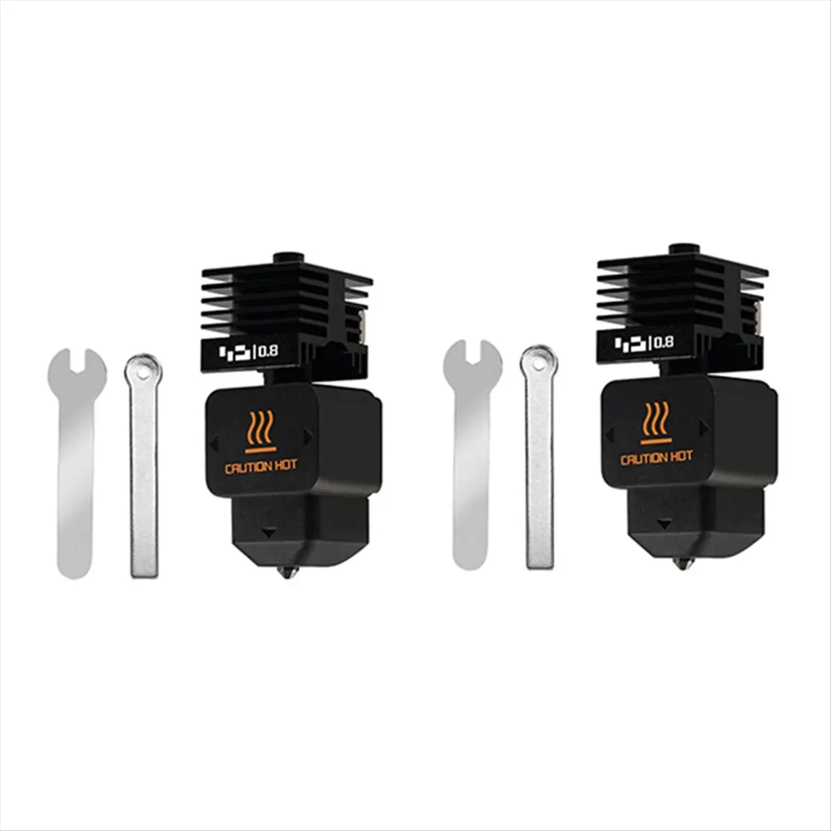 Welcome Deal-For H2D Hotend Kit Quick Swap Design 0.8mm Nozzles for A1 Series 3D Printer Accessories