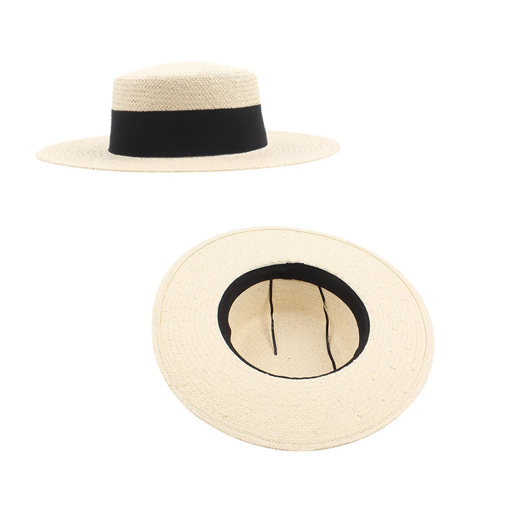 

beach hat holiday cap woman straw hat beach straw cap straw sunhat girl flat hat