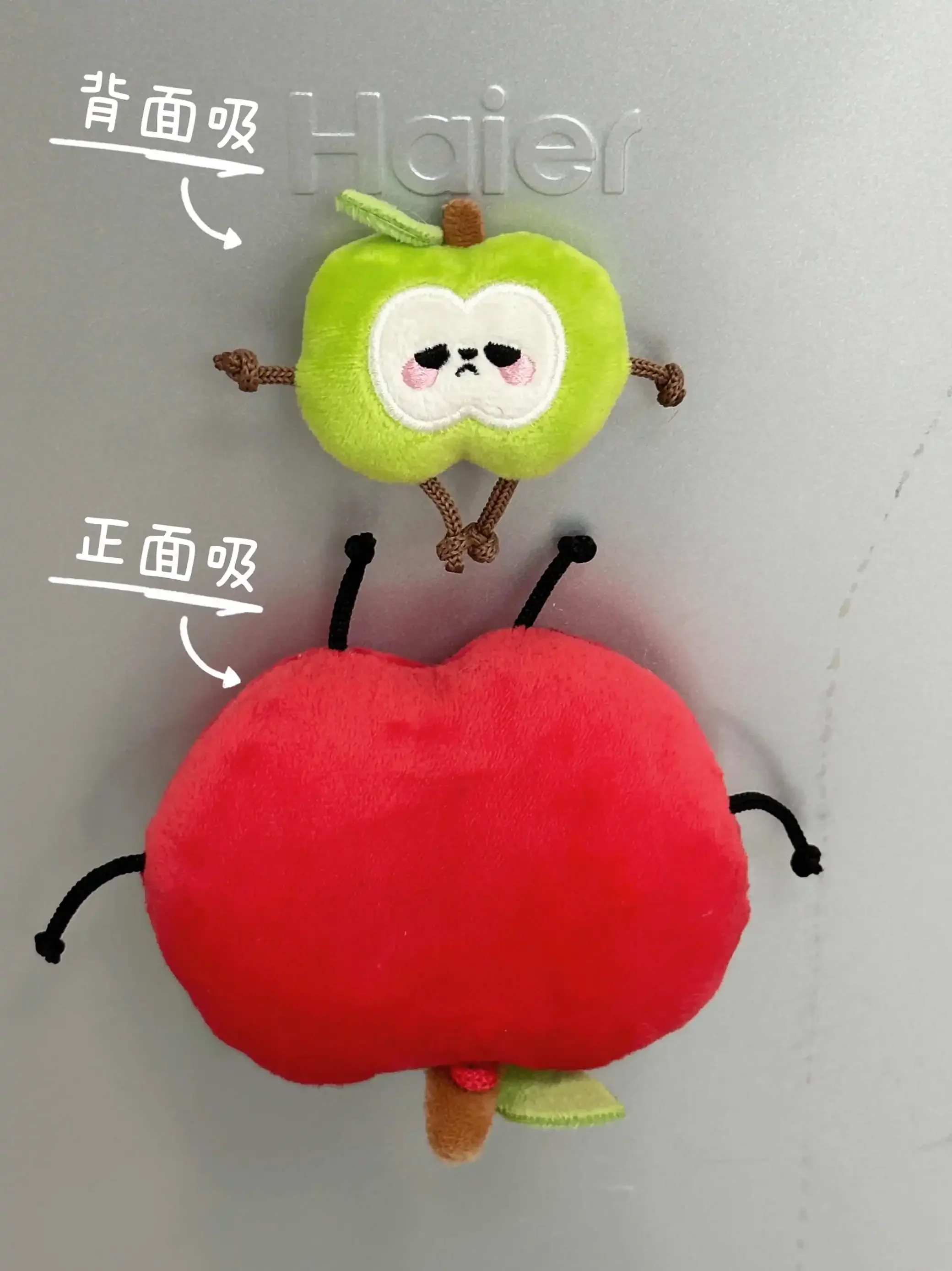 Jogo amor e espaço profundo caleb cosplay fofo maçã boneca dos desenhos animados chaveiro saco pingente brinquedo figuras kawaii adornar presente