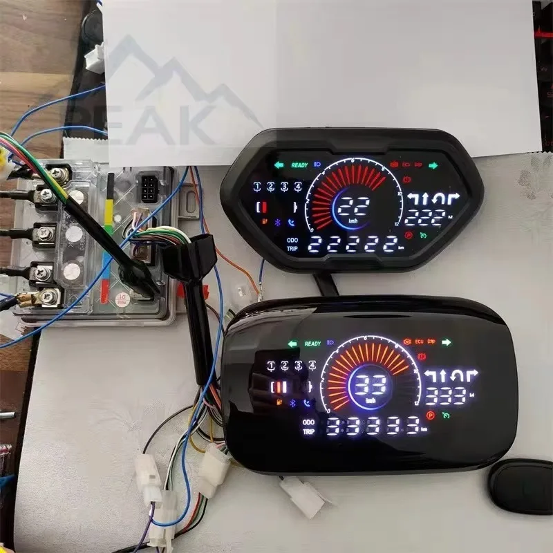 Electric vehicle smart display first-line LCD instrument panel mobile phone Bluetooth remote control Un