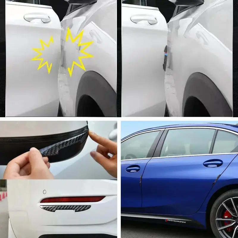 For Geely Monjaro Coolray Tugella Car Door Edge Guard Anti‑Knock Protective Trim Sticker Auto Exterior Decor Parts