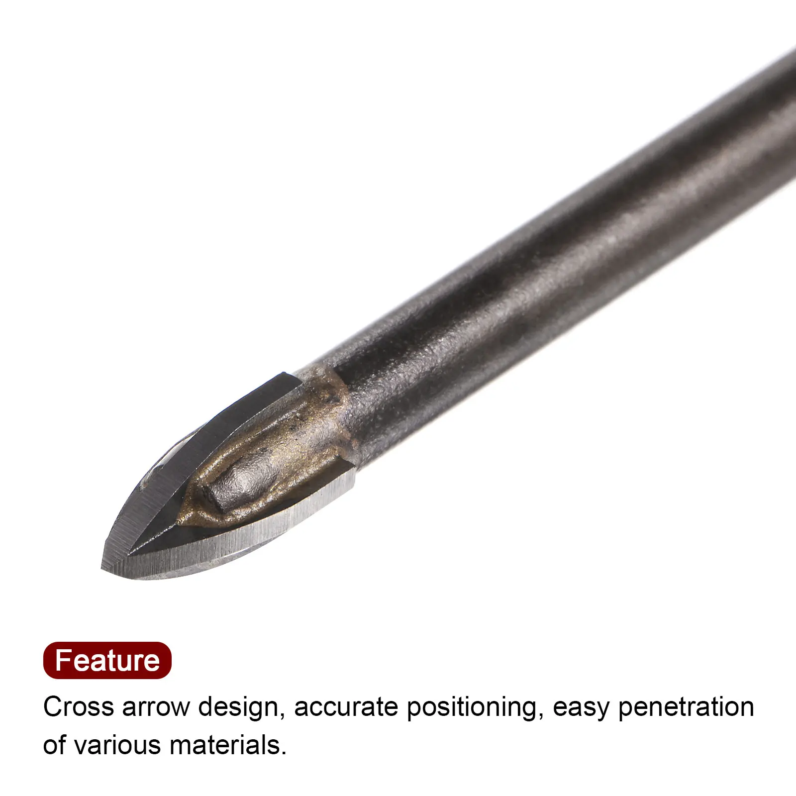 Imagem -02 - Titânio Triângulo Broca com Hex Shank Bit de Alvenaria mm mm mm mm mm mm 10 Pcs