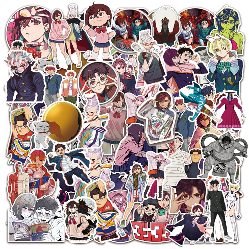 10/30/50 Stück Klassische Anime Dandadan Aufkleber Niedliche Kawaii Ayase Momo Sticker DIY Skateboard Tagebuch Notizbuch Kawaii Cartoon Aufkleber