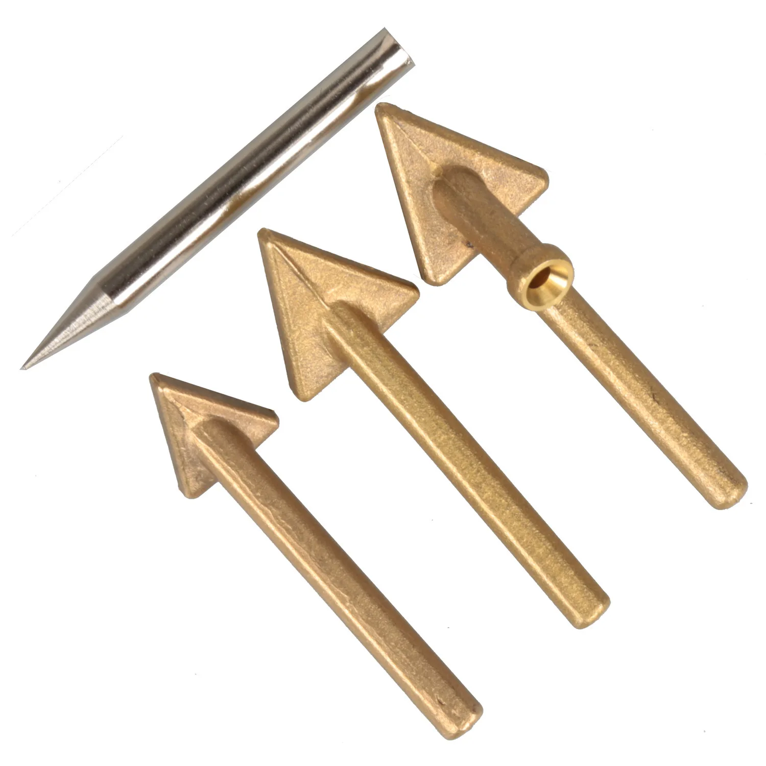 Plastic Repair Triangular Copper Smoothing Head Soldering Iron Head Leather For 60 Watt Plastic Welding Kit
