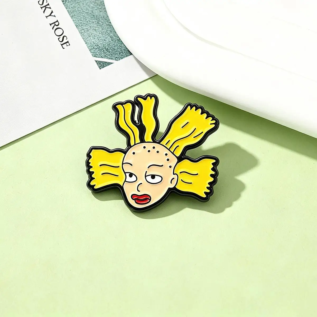 Classic Animation Cynthia Enamel Brooch Cartoon Cute Funny Backpack Lapel Metal Badge Cosplay Clothing Jewelry Accessories Gifts