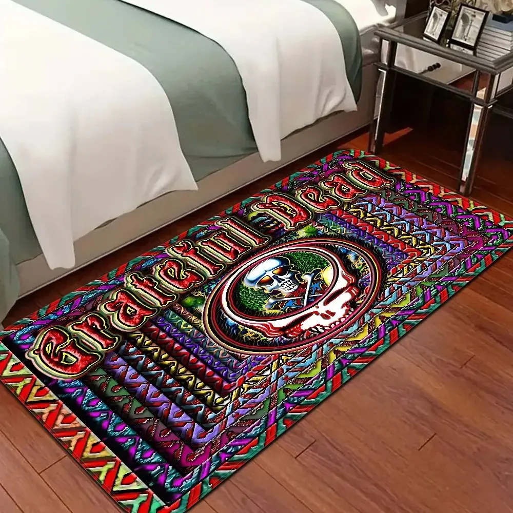 G-Grateful D-Dead Band Door Mat Nordic Style Bedroom Living Room Doormat Home Balcony Anti-Slip Alfombra