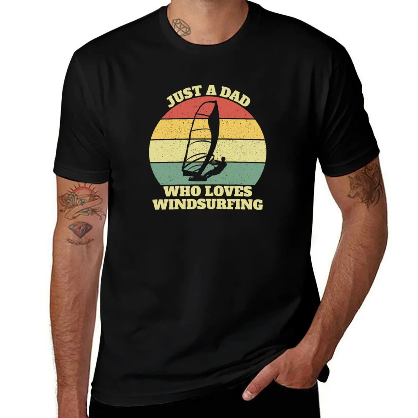 anime t Windsurfer Windsurfing T-Shirt man t shirts shirts Dad for designer