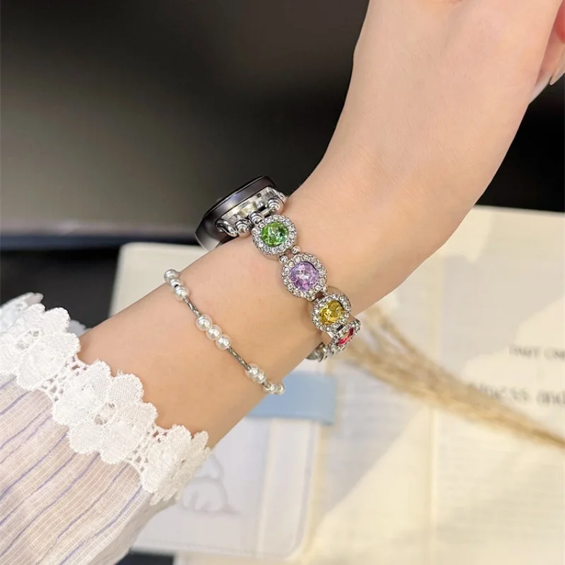 

Wire frame star diamond strap suitable for Xiaomi Band 8Pro/9Pro，For Mi band 3/4/5/6/7，8/8NFC/9/9NFC/10/10NFC，For Redmi Watch5/4