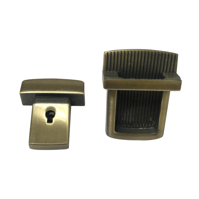 Bag Tongue Lock Push Press Tongue Lock Plating Closure Clasp Buckle for DIY Handbag