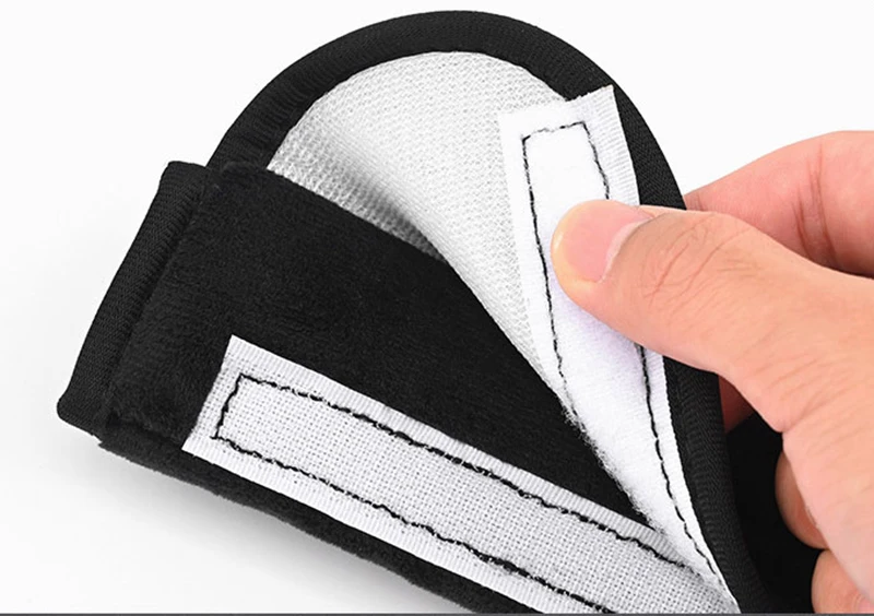 2 stücke Auto Sitz Gürtel Abdeckungen Auto Zubehör Plüsch Auto Sicherheit Gürtel Pad Schulter Pad Weiche Sicherheitsgurt Für Erwachsene zubehör Innen – Detail 4