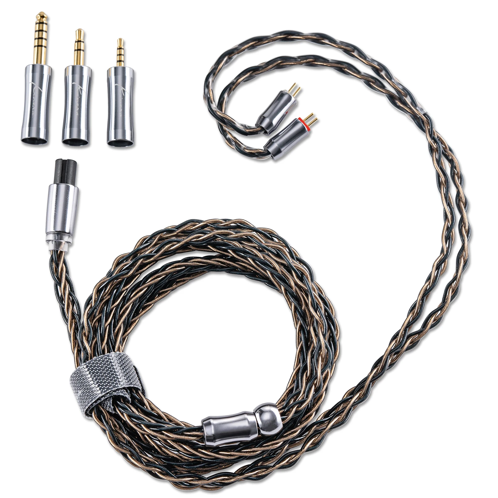 

Kinera Leyding Modular Earphone Upgrade Cable (2.5+3.5+4.4) OFC+Alloy Copper 5N Silver Plated 8 Core 0.78 2pin / MMCX Connector