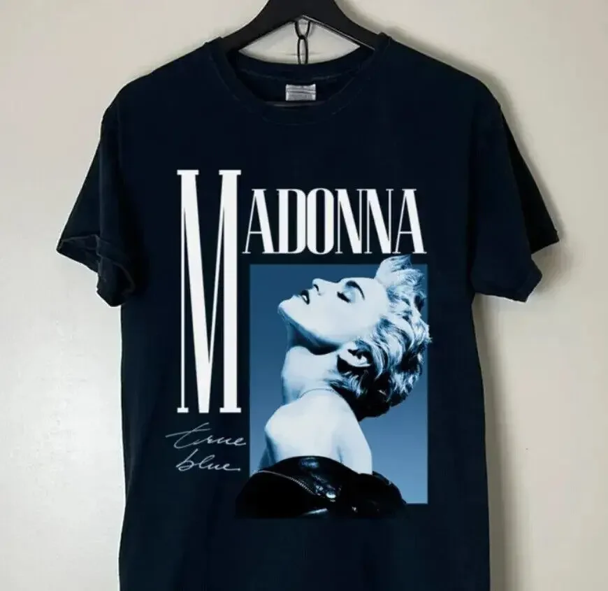 Madonna True Blue Vintage Shirt, Madonna Queen Of Pop The Celebration Tour Tee