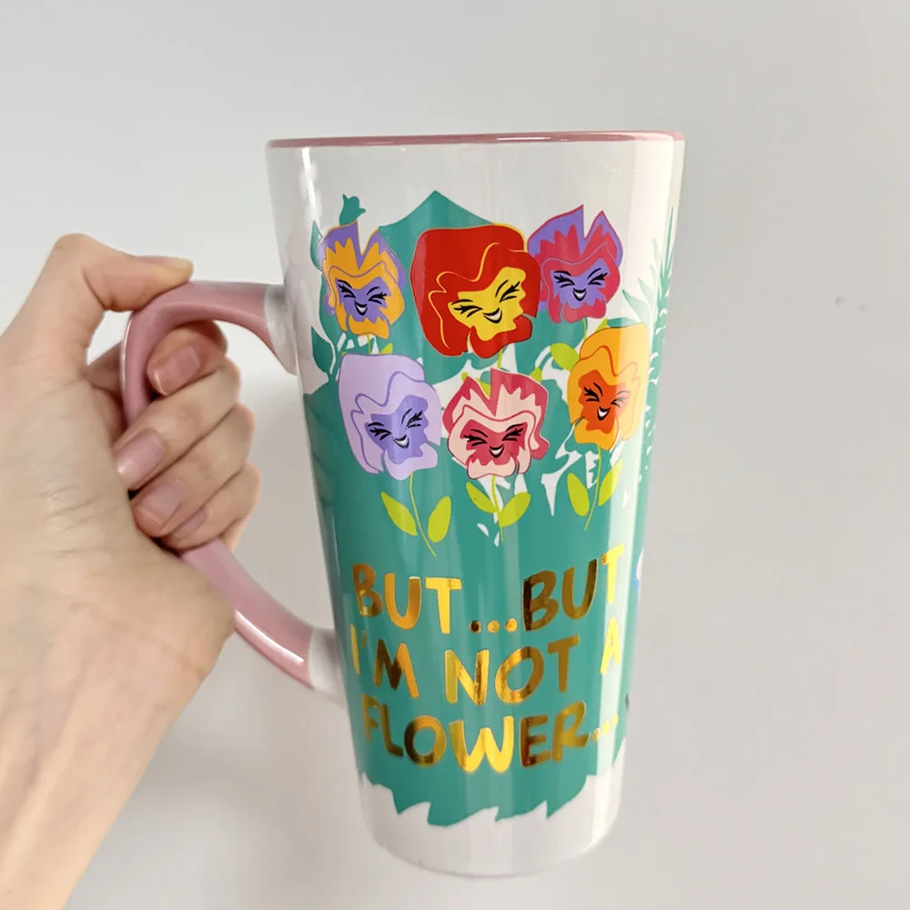 ديزني بيوتي آند ذا بيست بيل ذا ليتل ميرميد ارييل سيراميك الأميرة أليس شخصيات الحركة دمى أكواب كوب هدايا للأطفال ديكور #6