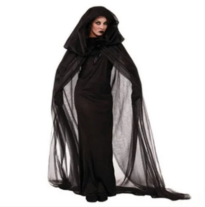 

Костюм ведьмы для взрослых на Хэллоуин, длинный тюль Dr, женская модная этническая сценическая одежда, весенняя одежда