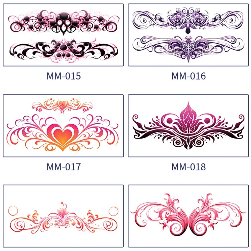 Autocollants de tatouage succube Sexy, faux tatouages temporaires imperméables et durables pour femmes, taille, poitrine, femme