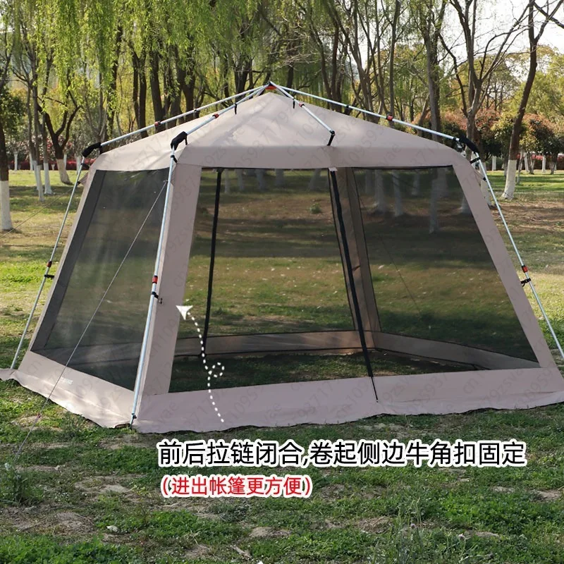 Canopy tent camping vinyl sunscreen mosquito protection camping mosquito protection large pergola