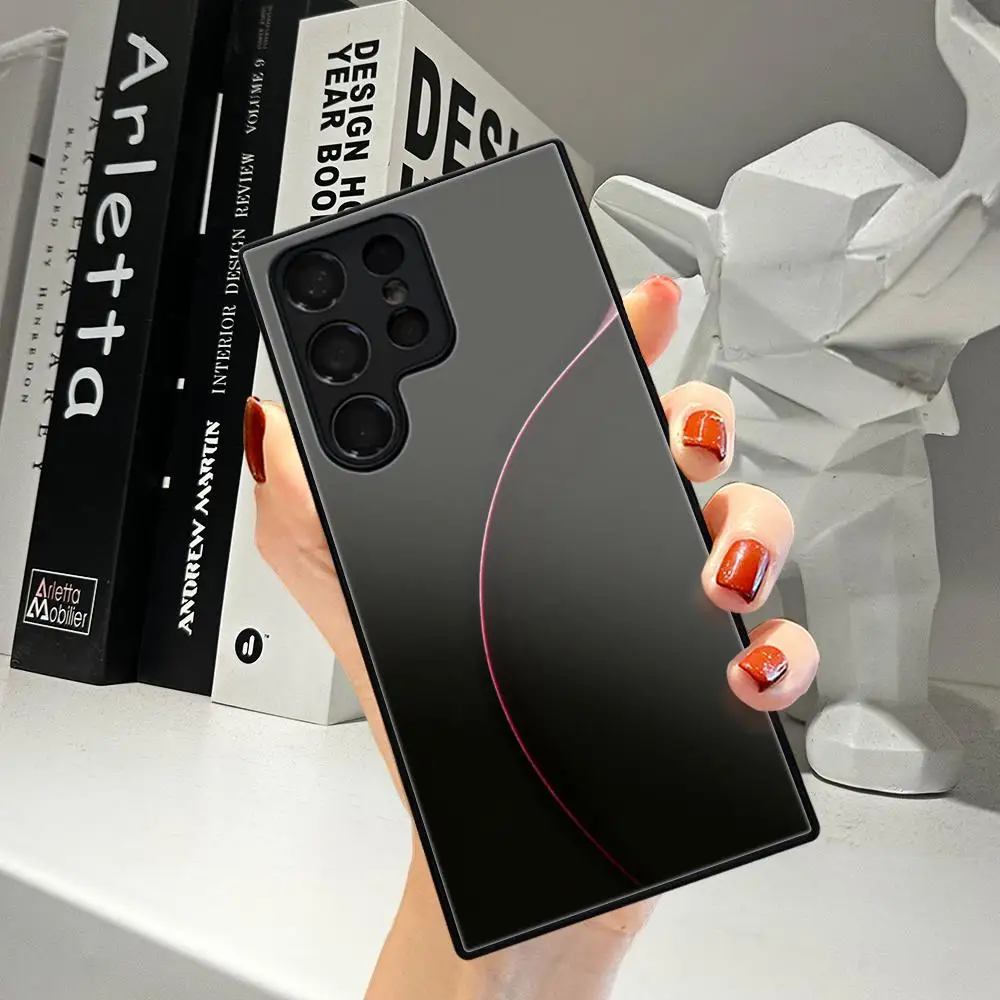 

HD Simple style Phone Case For Samsung Galaxy A17 16 A15 A14 A13 A57 A37 A27 A26 A55 A35 A53 A24 A34 Tempered Glass Covers